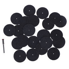 25pcs Saw Blade + 1pcs Connection Clamp Fiberglass Reinforced Cut Off Wheel Disc W/ 1 Mandrel 1/8" Fit For Dremel Tool 2024 - buy cheap