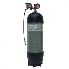 Tanque de ar de fibra de carbono ac10910191 acecare 9l ce 4500psi, com válvula, estação de enchimento, botas de borracha protetoras para mergulho/filmagem 2024 - compre barato