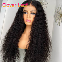 Wholesale Kinky Curly Lace Front Human Hair Wigs Remy 13x4 Lace Front Human Hair Wig 150% Brazilian Curly Lace Front Wig 2024 - buy cheap