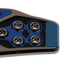 Calcadores para pedal de freio ou acelerador, universal, antiderrapante, cobertura azul, 3 peças 2024 - compre barato