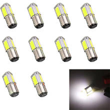 10Pcs White 1157 BAY15D LED 4 COB Car Turn Signal Light Tail Brake Bulb  650LM 12V Auto Parking Backup Reverse Bulb 5W 2024 - buy cheap