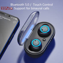 Auriculares Bluetooth de alta fidelidad THZIO TWS, auriculares inalámbricos de bajo, manos libres táctiles, Auriculares deportivos de oído para juegos, auriculares con micrófono para xiomi 2024 - compra barato