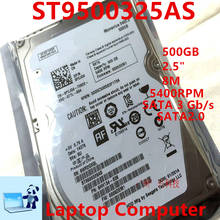 Seagate-disco duro interno para ordenador portátil, 500GB, 2,5 ", SATA, 3 Gb/s, 8MB, 5400RPM, ST9500325AS 2024 - compra barato