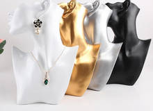 Estante de exhibición de joyería de Material de resina, soporte de exhibición de estatuilla de collar, colgante, busto, exhibidor creativo 2024 - compra barato