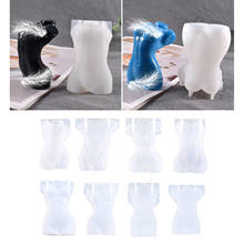 Candle Moulds Resin Casting Home Body Torso Soap Mould Crafting Clear Molds 2024 - buy cheap
