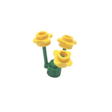 120Suit/lot DIY Building Blocks Flowers and Grass Special Accessories Bricks Size Compatible With 33291 kids Toys Educational 2024 - buy cheap