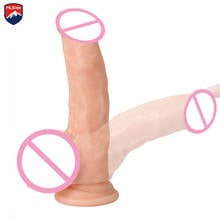 MLSice 7 Inch Realistic Soft Dildo for Beginners for Vaginal G-spot and Anal Play with Suction Cup Base for Hands-free Play 2024 - buy cheap