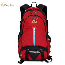 55l ao ar livre mochila de viagem das mulheres dos homens acampamento caminhadas saco à prova dwaterproof água escalada sacos alta capacidade náilon trekking esportes 2024 - compre barato