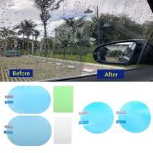 Película anti nevoeiro para janela de carro, 2 peças, alta qualidade, à prova de chuva, espelho retrovisor, película protetora, acessórios de carro 2024 - compre barato