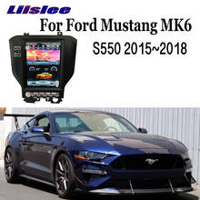 Для Ford Mustang MK6 S550 2015 2016 2017 2018 2019 LiisLee Автомобильный мультимедийный GPS WIFI Carplay Audio 10,4 дюймов Радио Навигация 2024 - купить недорого