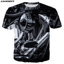 Jumeast Men Women 3D Printed T-Shirt Cool Motorcycle Bike Oversized Summer O-Neck Short Sleeve T Shirt Sport Pullover Tops Tees 2024 - buy cheap