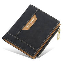 Men Wallet pu Leather Fashion Casual Short Hasp Wallet Multi-card Wallets Male Korean Style Zipper Purse 2024 - buy cheap