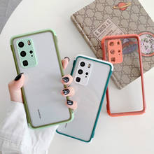 Root Go Macaron-funda de teléfono transparente para Huawei P30, P40 Pro, TPU suave + PC, funda trasera transparente para Huawei Mate 30pro 40pro 2024 - compra barato