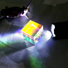 Prisma óptico de Color de 20mm, haz de hielo de luz brillante de seis lados, prismas divididos, lente de vidrio K9, herramienta de experimento de enseñanza personalizada 2024 - compra barato