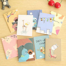 Bloc de notas Retro para niños, cuaderno con imagen de dibujos animados, estilo coreano, Vintage, papelería Kawaii, diario, 2 uds. 2024 - compra barato