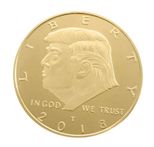 50PCS Trump Commemorative America 45th President Novelty Coin 2020 Keep America Great Commander In Chief Gold Challenge Coin 2024 - buy cheap