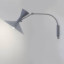 Дизайнерский промышленный настенный светильник с поворотным кронштейном в стиле ретро, светодиодный светильник с длинным стержнем, настенные бра для гостиной, спальни, кабинета, студии 2024 - купить недорого