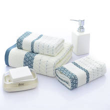 100% algodão de luxo toalha 3 pçs conjunto grande toalha de banho para adultos vs casa rosto toalhas grosso macio rápido-seco toallas do banheiro 2024 - compre barato