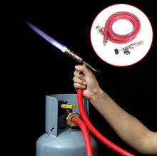 1PC Hot Gas Self Ignition Plumbing Turbo Torch With Hose Solder Propane Welding Kit 2024 - buy cheap