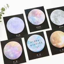 1 Set Memo Pads Sticky Notes Kawaii Cute Planet Paper Notepad Daliy Scrapbooking Stickers Office School stationery Bookmark 2024 - buy cheap