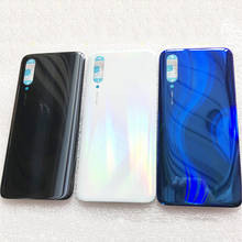 100% Original For Xiaomi Mi CC9 mi A3 Battery Cover case + Glue Panel Rear Door Housing Case with adhesive battery cover 2024 - buy cheap