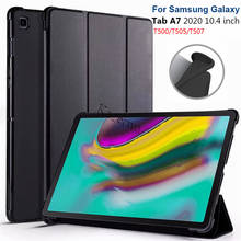 Funda de cuero para tableta Samsung Galaxy Tab A7, 10,4 ", 2020 SM-T500, T505, T507 2024 - compra barato