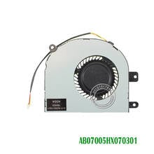 AB07005HX070301 DC5V 0.50A CPU охлаждающий вентилятор 6-31-N2503-102-1 00N25 3Pin для Clevo N240 N240WU N870 N870HL 2024 - купить недорого