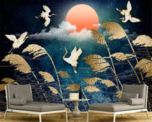 Beibehang-papel tapiz de ladrillo para pared, pegatinas 3D, mural para sala de estar, decoración de dormitorio, línea Dali abstracta, Fondo de pared de TV 2024 - compra barato