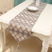 Mantel de mesa con borlas para el hogar, cubierta de tela Jacquard para decoración de mesa de comedor, mantel de té, mantel, camino de cama, alfombrilla de mesa textil 2024 - compra barato