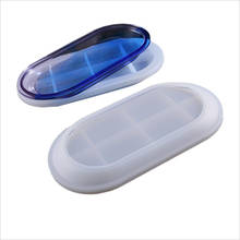 DIY Dish-shaped Resin Mold Silicone Mold DIY Oval Dish Resin Ashtray Trays Mold Jewelry Storage Box Making Tools Plate Mould 2024 - buy cheap