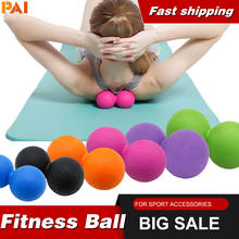 Fitness Peanut Massage Ball Fascia Massager Roller Pilates Yoga Gym Relaxing Exercise Equipment Fitness Massage Balls Supplies 2024 - buy cheap