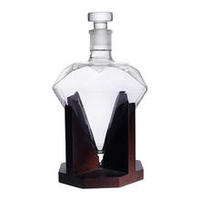 850ml Heart Shape Crystal Whiskey Decanter Wine Bourbon Wine Pourer Bottle 2024 - buy cheap