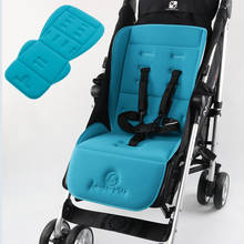 Almofada de assento para carrinho de bebê, acessórios confortáveis, respirável, todas as estações, universal, cadeira reclinável, forro de algodão macio 2024 - compre barato