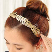 1pc Women Hair Accessories Laurel Leaf Branch Headband Crown Leaves Hair Band elegant 2024 - buy cheap