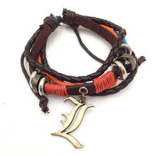 Pulsera de cuero de Anime Death Note, accesorio colgante de Metal, regalo de Cosplay 2024 - compra barato