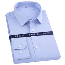 Camisa masculina de 2020 algodão, camisa social de alta qualidade com manga comprida, roupas de marca macio, ds370, 8xl, 7xl, 100% 2024 - compre barato