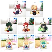 Anime My Hero Academia Keychain Todoroki Shouto Cosplay Double Sided Transparent Acrylic Key Chain Cute Funny Jewelry Fans Gift 2024 - buy cheap