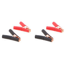 2 Pairs Jumper Starter Booster Cable Battery Test Alligator Clamp Clips 2024 - buy cheap