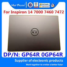 MAD DRAGON-Cubierta trasera para ordenador portátil, tapa superior de LCD dorada para Dell Inspiron 14, 7000, 7460, 7472, BKA40, P61F, 0GP64R, GP64R, 0GP64R 2024 - compra barato