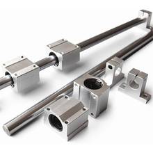 10 Pieces / Set of Optical Axis Linear Axis OD12mm 400mm + SCS12UU Linear Bearing Seat + SK12 Bearing Support 12mm 400mm 2024 - buy cheap