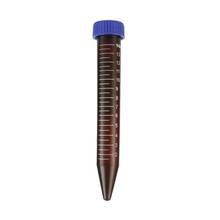 15ml Plastic Brown Screw Cap Cone Bottom Centrifuge Test Tube with Scale Line Laboratory Analysis Sample Vial Cotainer 10Pcs 2024 - buy cheap