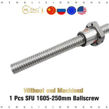 1sets SFU1605 Ball screw L250mm-Ballscrews  with ball nut  ballscrew nut  for CNC XZY linear table and milling machine 2024 - buy cheap