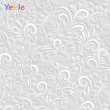 White Relief Carving Wall Flower Pattern Baby Portrait Backdrop Custom Vinyl Photography Background For Photo Studio Photophone 2024 - buy cheap