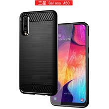 Funda de silicona TPU para Samsung Galaxy A50, carcasa de fibra de carbono, suave, 6,4 pulgadas, SM-A505F/DS 2024 - compra barato