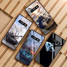 world of tanks Tempered Glass Phone Case For Samsung Galaxy S8 S9 S10 S20 PLUS J6 J8 2018 NOTE 8 9 10 Cover Shell 2024 - buy cheap