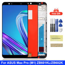 ЖК-дисплей 5,99 дюйма для Asus ZenFone Max Pro (M1) ZB601KL ZB602KL, ЖК-дисплей с сенсорным экраном и дигитайзером в сборе, детали 2024 - купить недорого