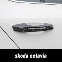 Lsrtw2017 Abs Car Outside Door Handle Trims for Skoda Octavia a7 2018 2019 2020 Interior Mouldings Accessories 2024 - buy cheap
