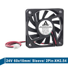 10Pieces LOT Gdstime DC 24V 2Pin 6010S 6CM 60mm 60x60x10mm Brushless Computer CPU Cooler Cooling Case Fan 2024 - buy cheap