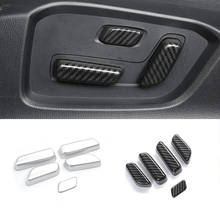 ABS Carbon fibre For Mazda CX-5 CX5 2017-2020 Accessories Interior Car Seat adjustment Switch Cover Trim Car styling 5pcs 2024 - buy cheap