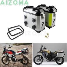 2x Motorcycle Aluminum Luggage Box Sidecases Storage Case Cargo Side Bag for Suzuki GSXR Yamaha  BMW R1200GS F800GS F650GS ADV 2024 - buy cheap